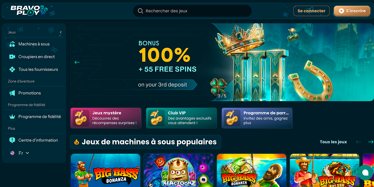 Avis sur le casino BravoPlay Bravo Play Casino Online Avis
