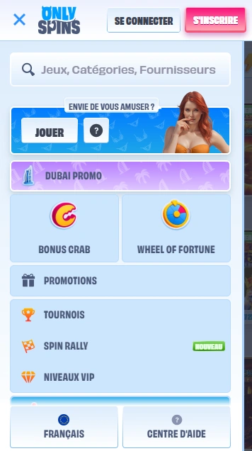 Un Regard de Spins Only Online Casino et son Version sur Téléphone